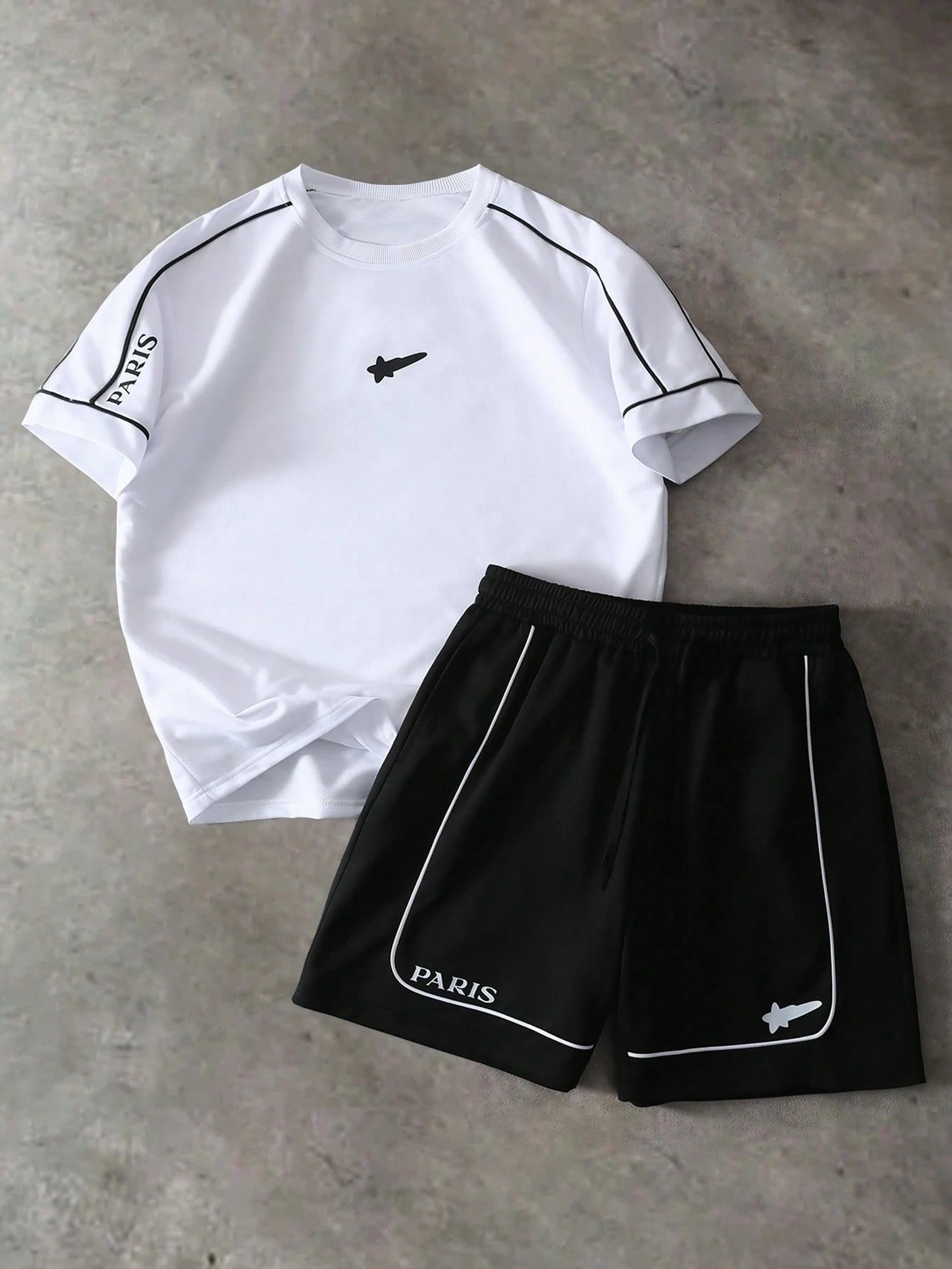 Men'S Fashion Videos - Setelan Kaos Pendek dan Celana Pendek