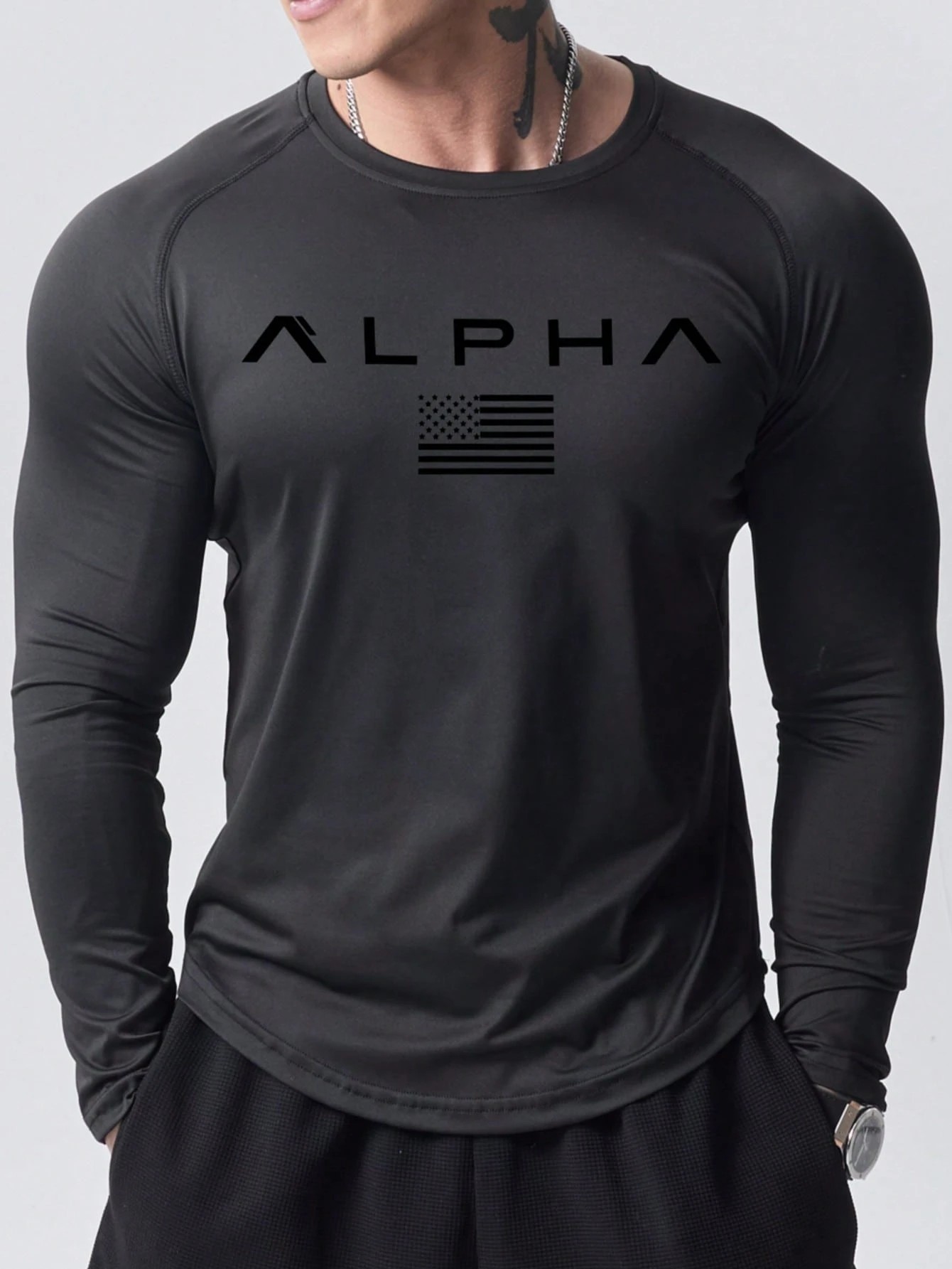 Mens Fashion Clothes - Kaos lengan panjang pria baru untuk