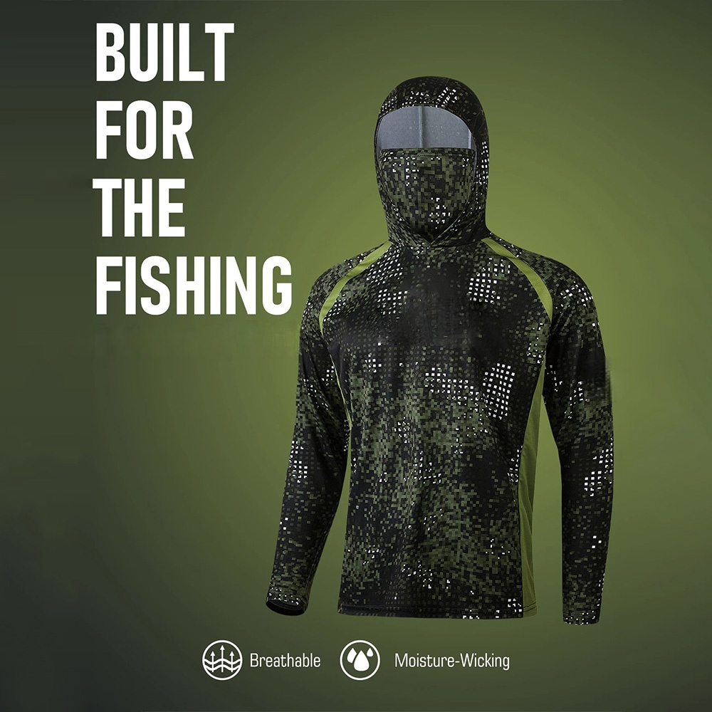 Men'S Fashion T Shirts - Pakaian Memancing MALFC untuk Pria, Kaos