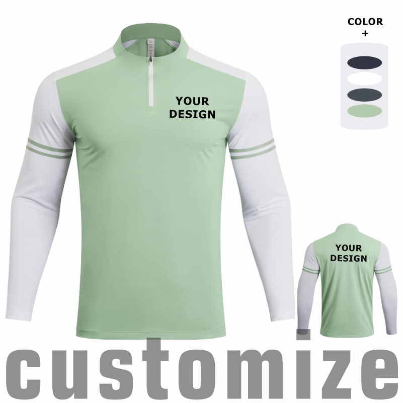 Men'S Fashion T Shirts - Kaos Olahraga Pria Lengan Panjang Setengah