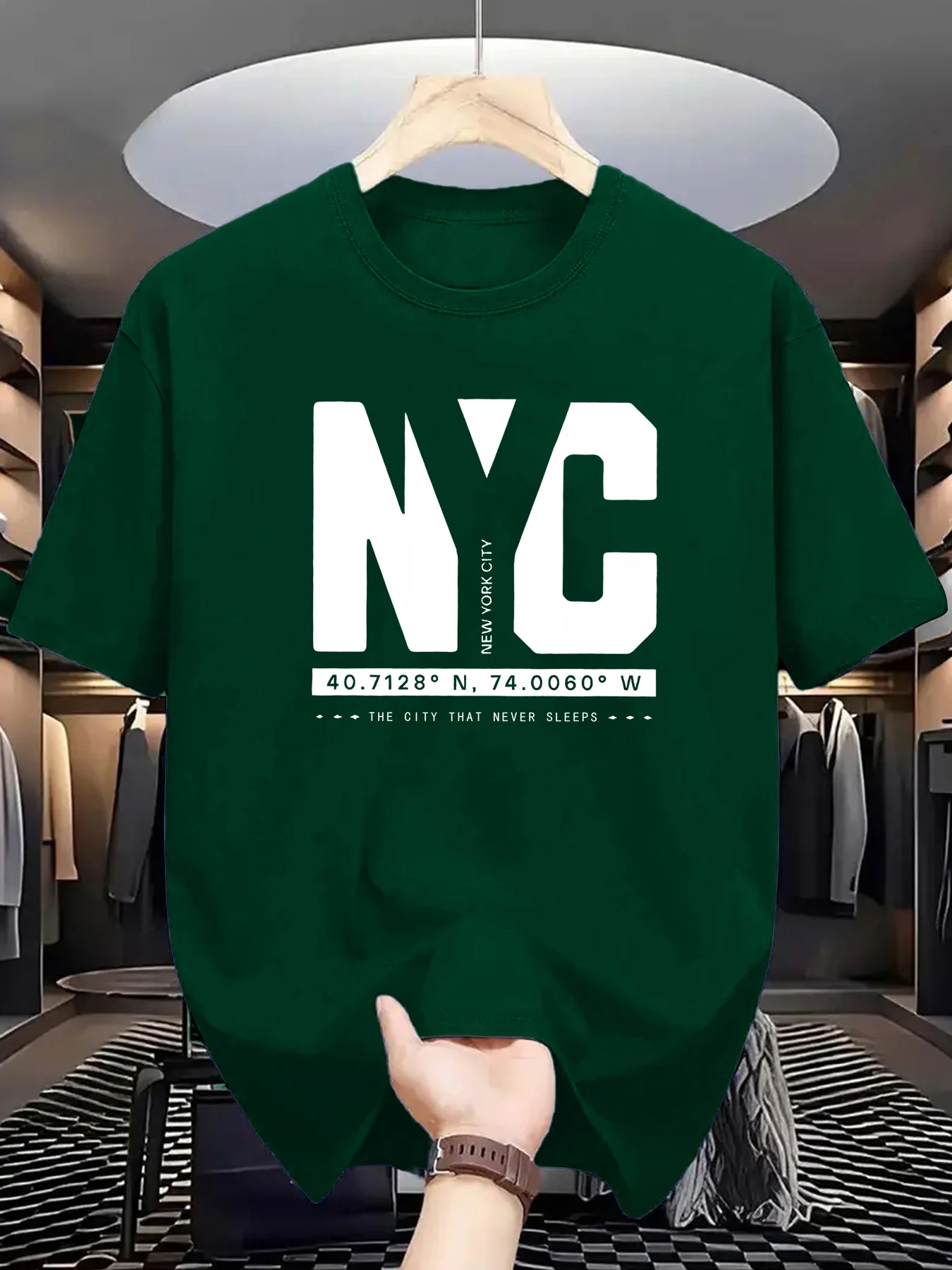 Men'S Fashion New York - Tren Fashion Musim Panas Pria Kaos