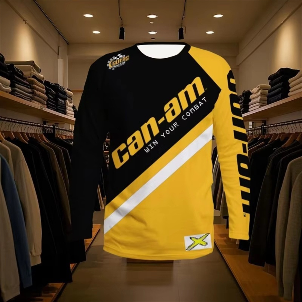 Mens Fashion Clothes - Kaos Lengan Panjang Leher Bulat untuk