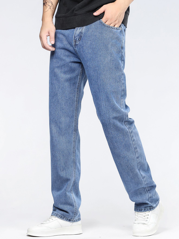 Celana Jeans Baggy Pria Gaya K - Men'S Fashion Grey Jeans ulasan dan harga