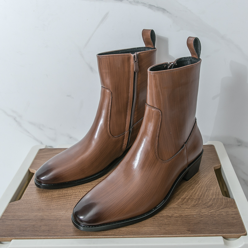 Sepatu Boots Chelsea Kulit Kas - Men'S Fashion News ulasan dan harga