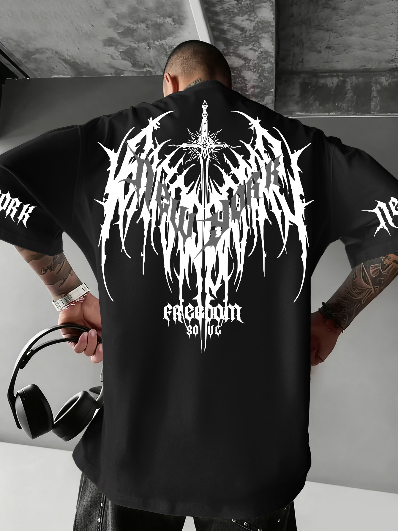 Kaos Lengan Pendek Hip Hop Pri - Men'S Fashion New York ulasan dan harga