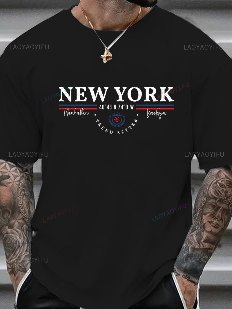 Kaos Grafis New York Unisex Vi - Men'S Fashion New York ulasan dan harga