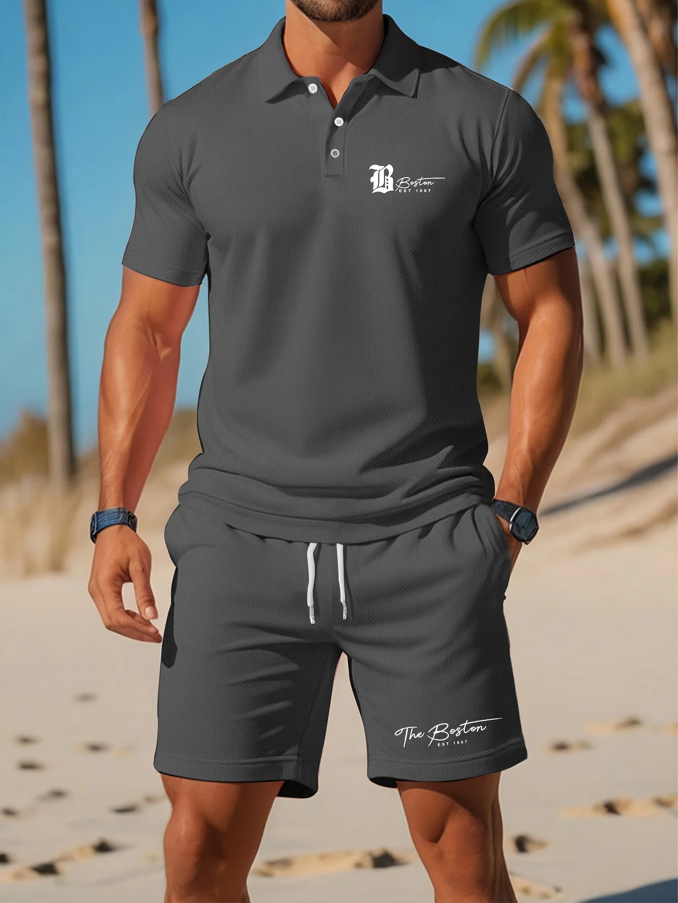 Setelan Kaos Polo Pria Baru Mu - Mens Fashion Clothes ulasan dan harga