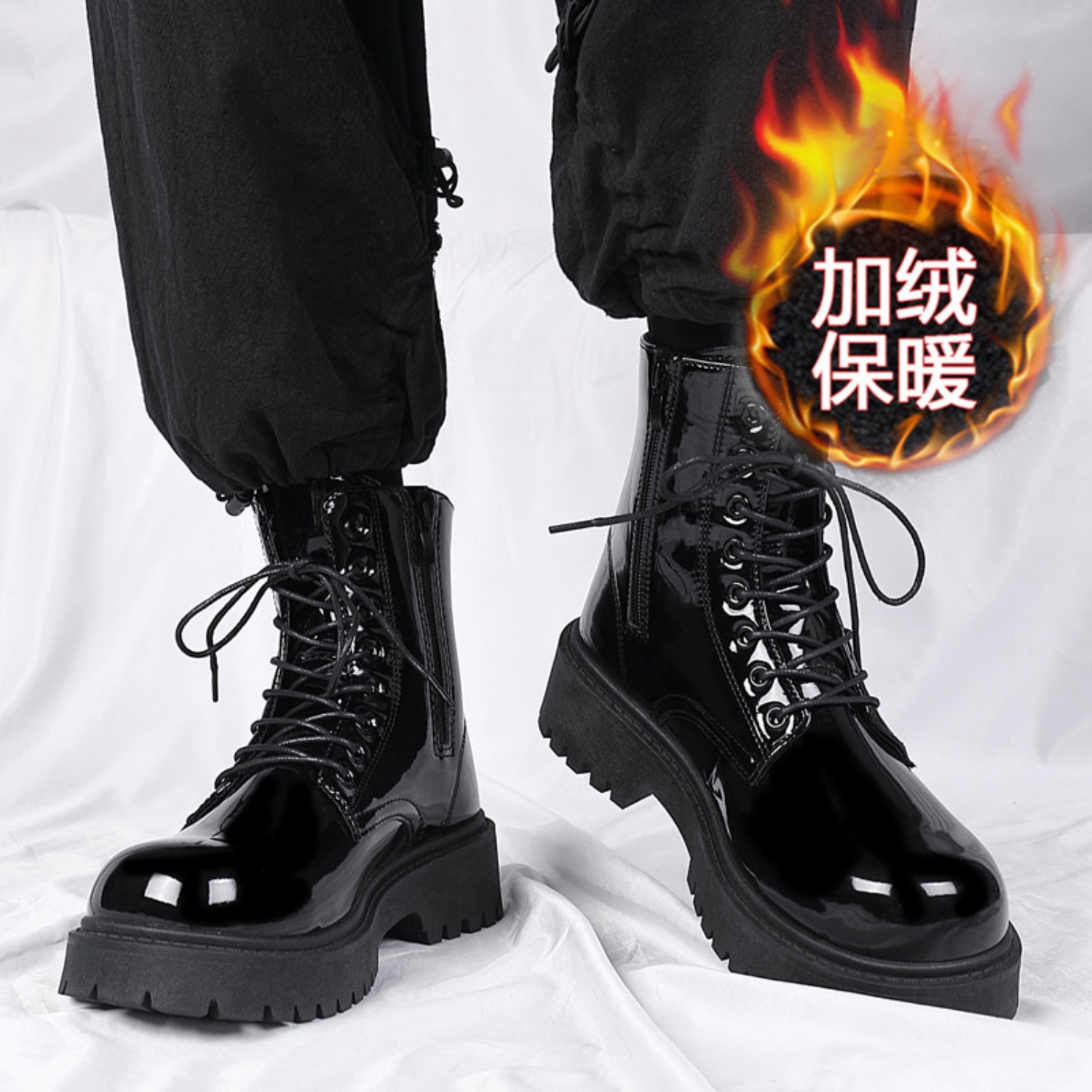 Sepatu bot pria berbulu hangat - Men'S Fashion News ulasan dan harga