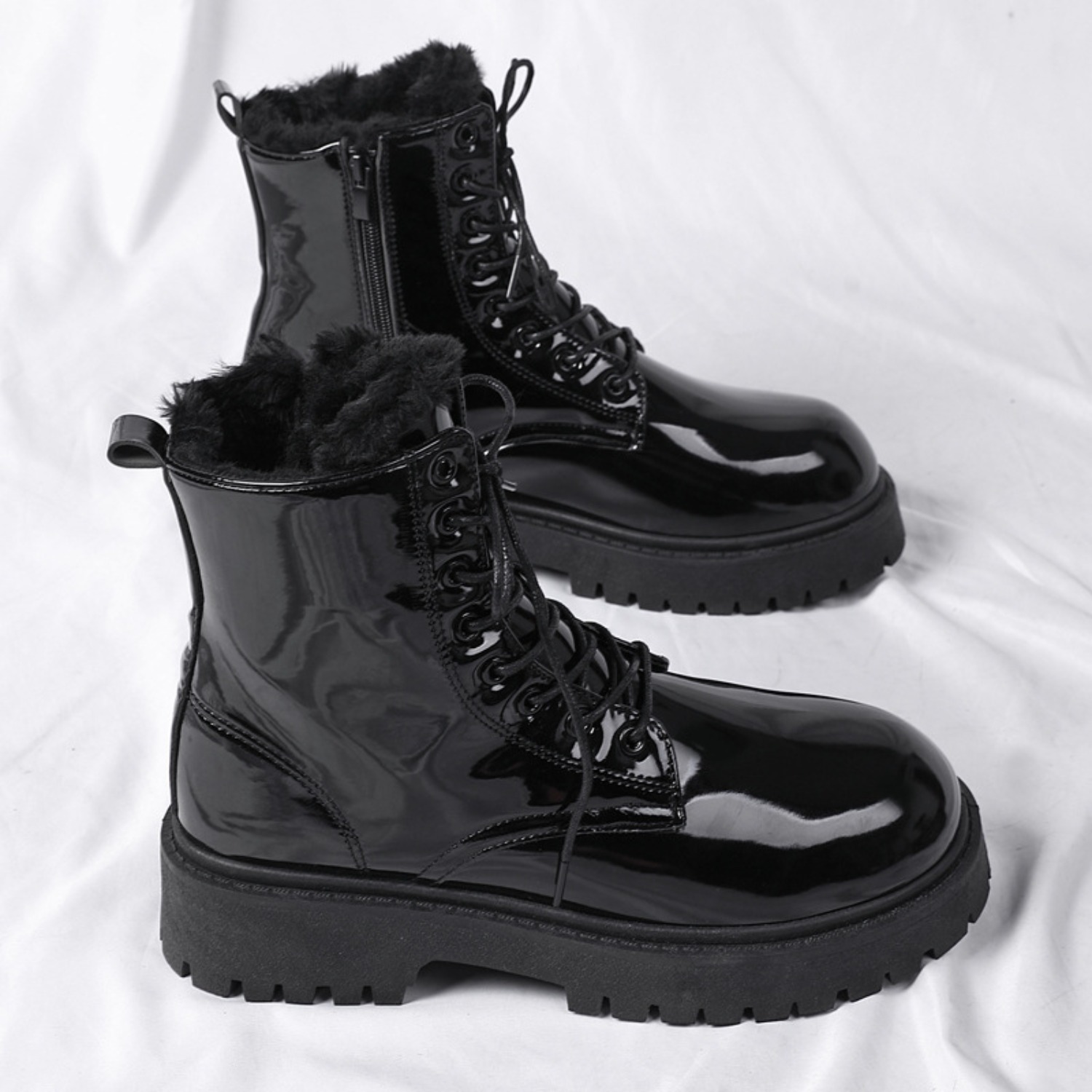 Sepatu bot pria berbulu hangat - Men'S Fashion News ulasan dan harga