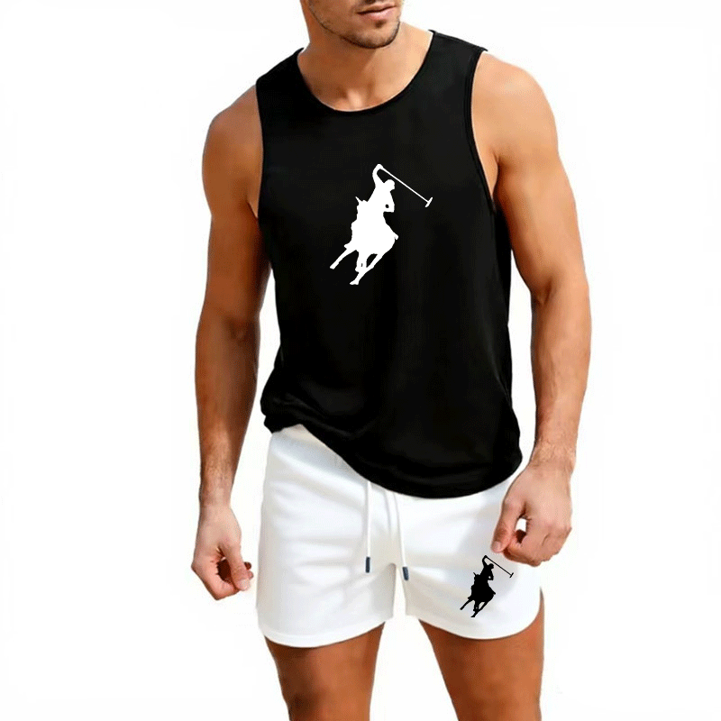 Set Rompi dan Celana Pendek Mu - Mens Fashion Summer ulasan dan harga
