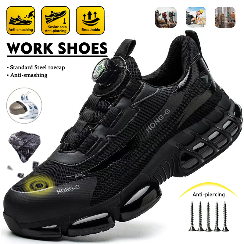 Sepatu Bot Kerja dengan Sol Pu - Mens Fashion Trainers ulasan dan harga