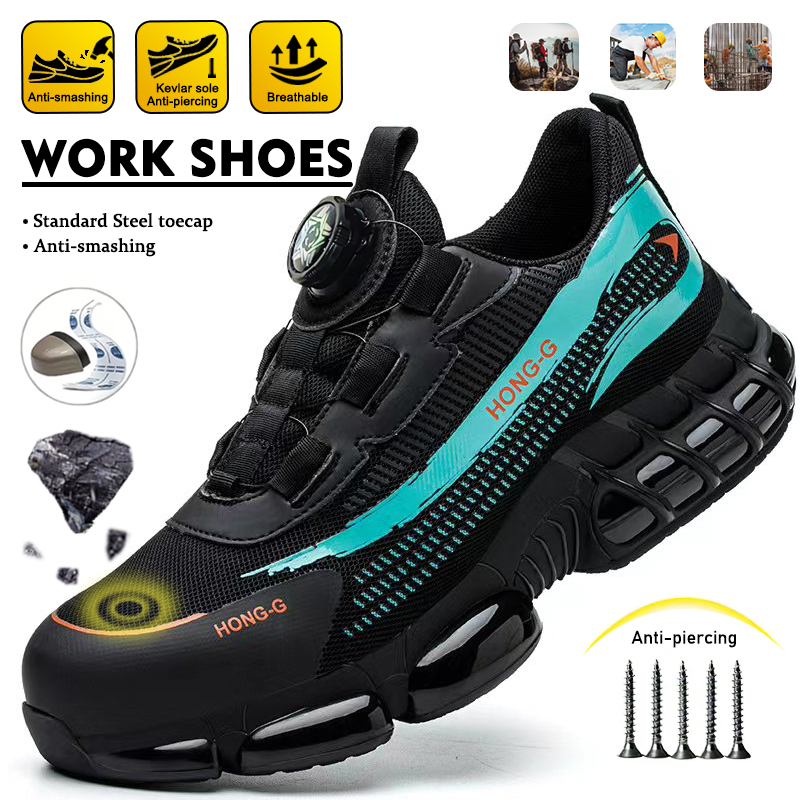 Sepatu Bot Kerja dengan Sol Pu - Mens Fashion Trainers ulasan dan harga