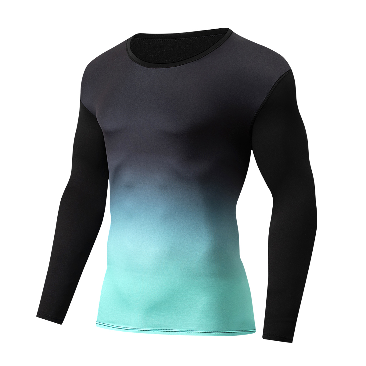1/2 Potong Kaos Lengan Panjang - Men'S Fashion T Shirts ulasan dan harga