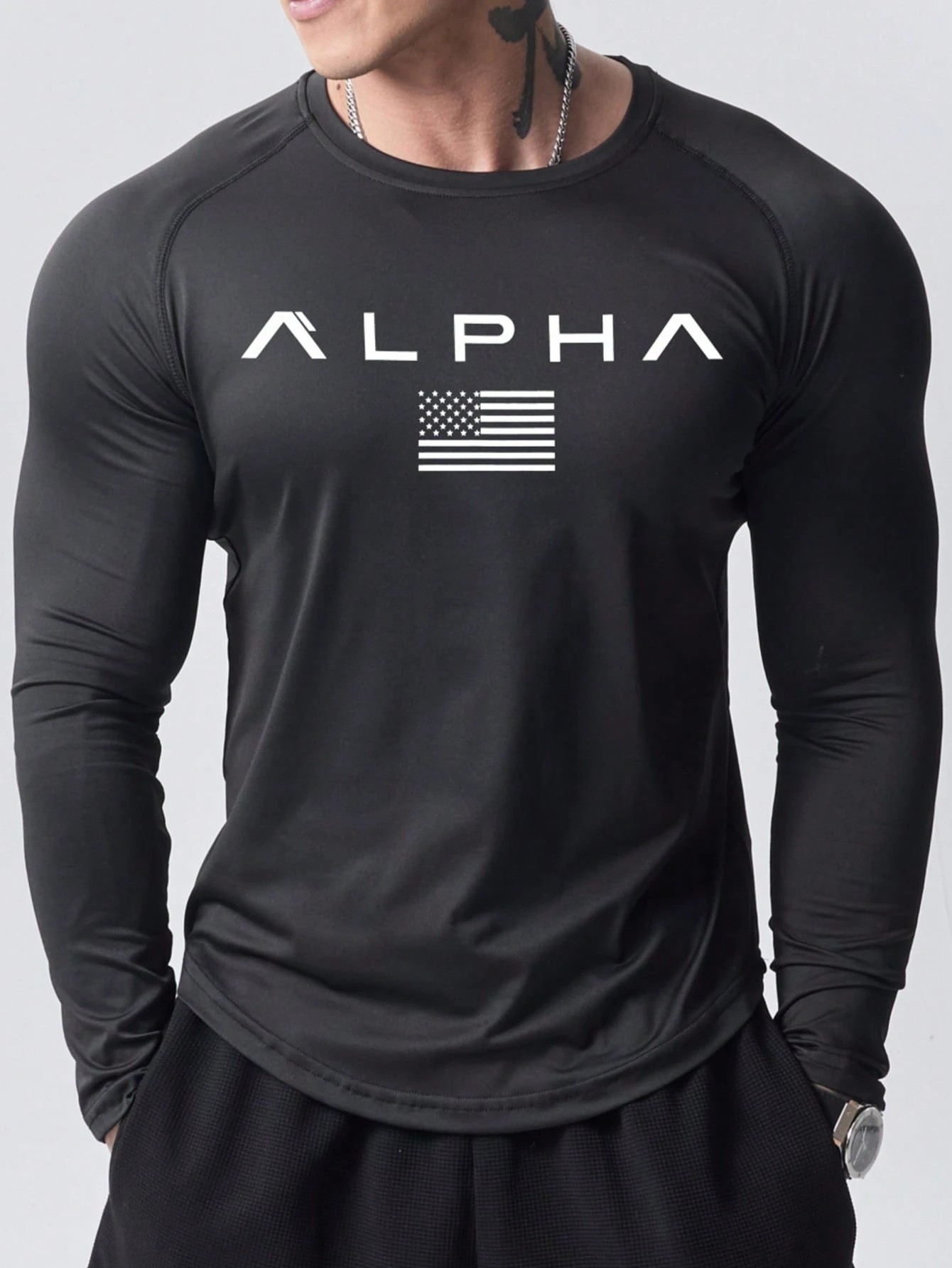 Kaos lengan panjang pria baru  - Mens Fashion Clothes ulasan dan harga