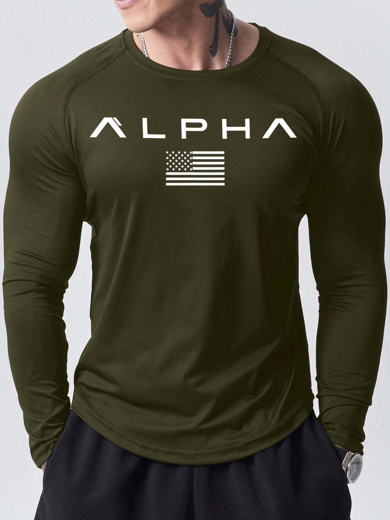 Kaos lengan panjang pria baru  - Mens Fashion Clothes ulasan dan harga