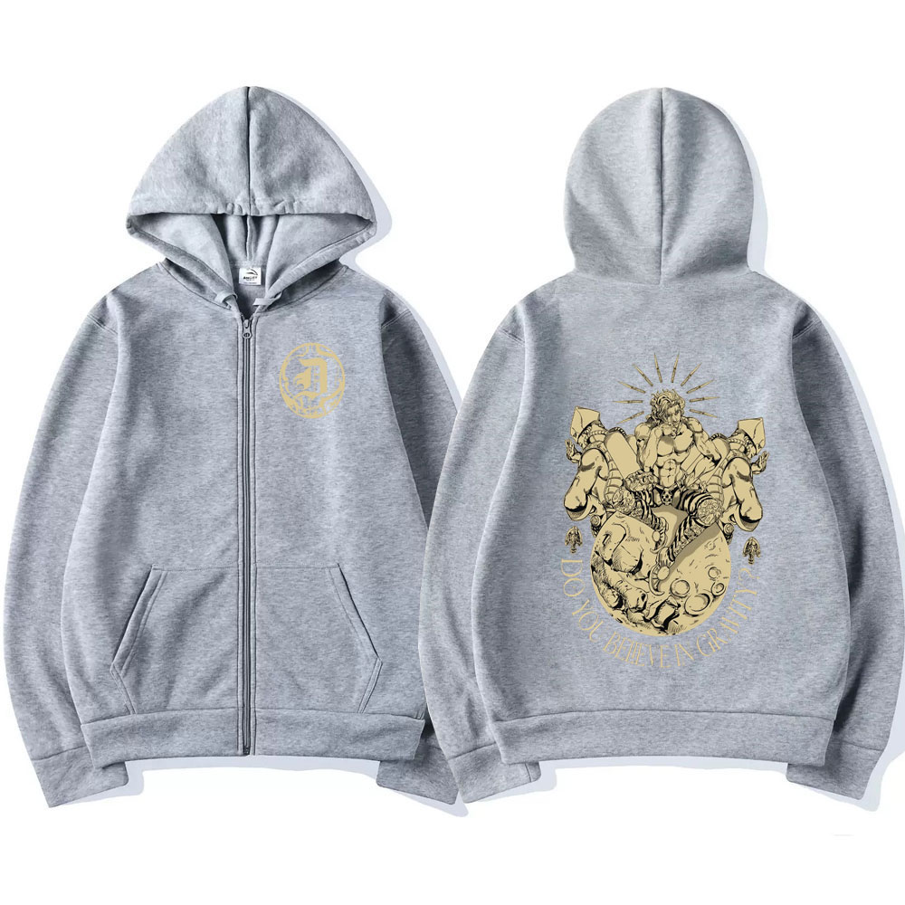 Hoodie Resleting Anime Jojo Bi - Mens Fashion Zip Up Hoodies ulasan dan harga