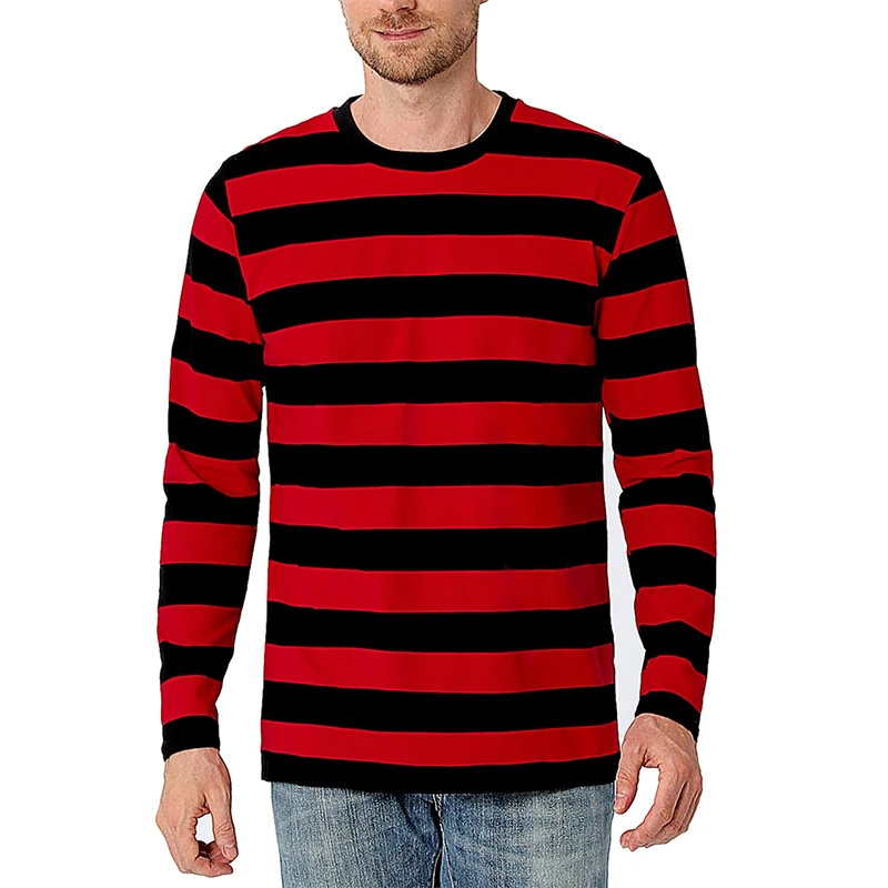 Kaos Lengan Panjang Pria denga - Mens Fashion Clothes ulasan dan harga