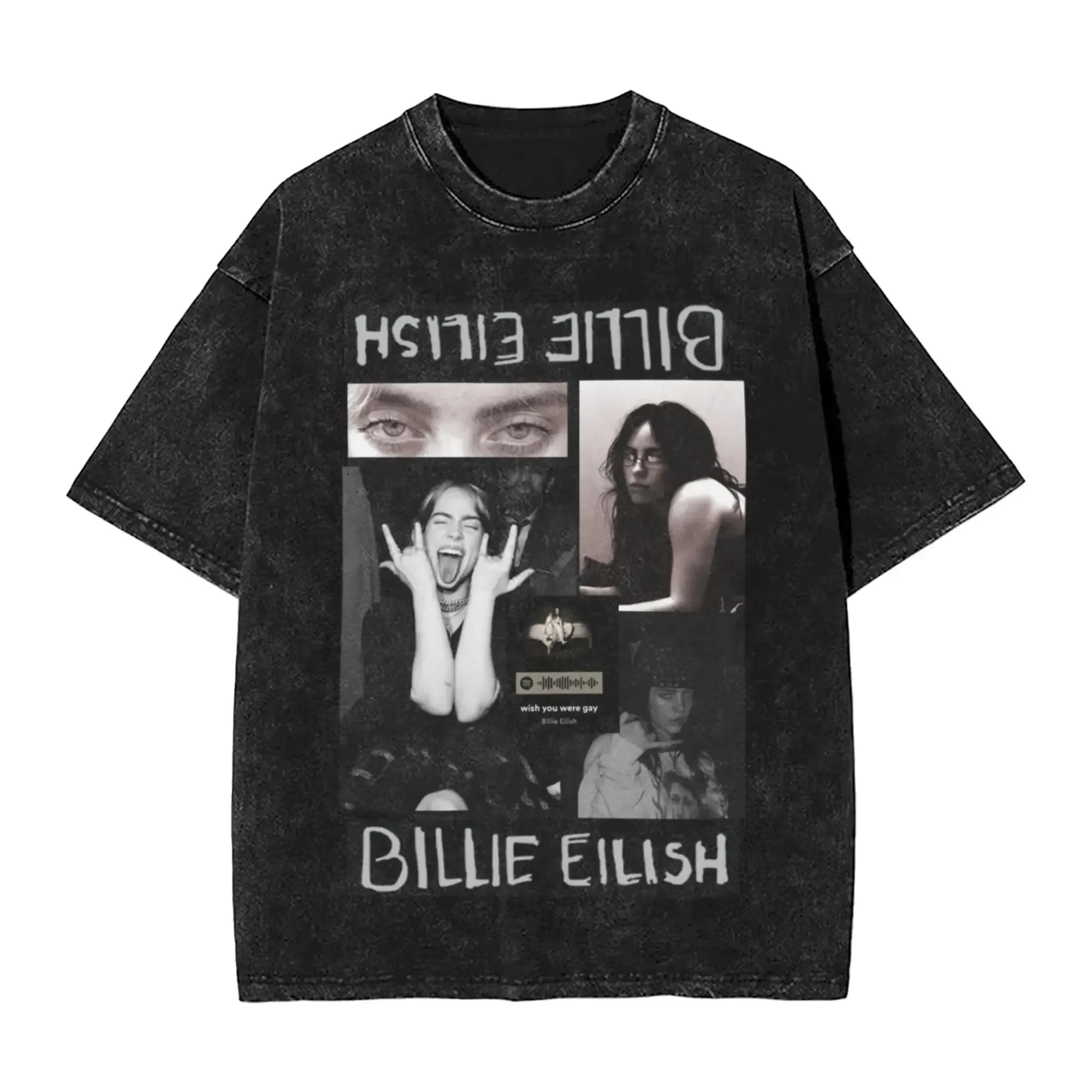 Kaos Kustomisasi Billie Eilish - Poster Men Fashion ulasan dan harga