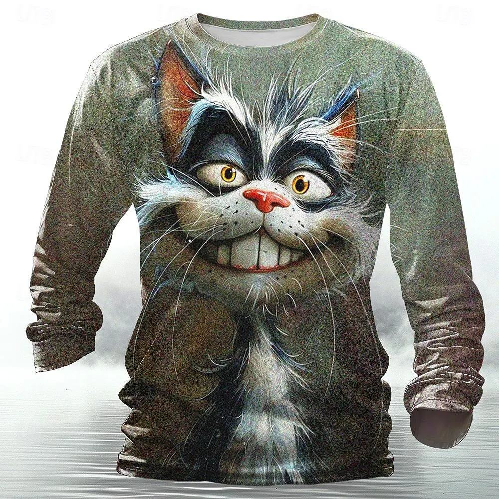 Kaos Pria dengan Motif Hewan 3 - Mens Fashion Clothes ulasan dan harga