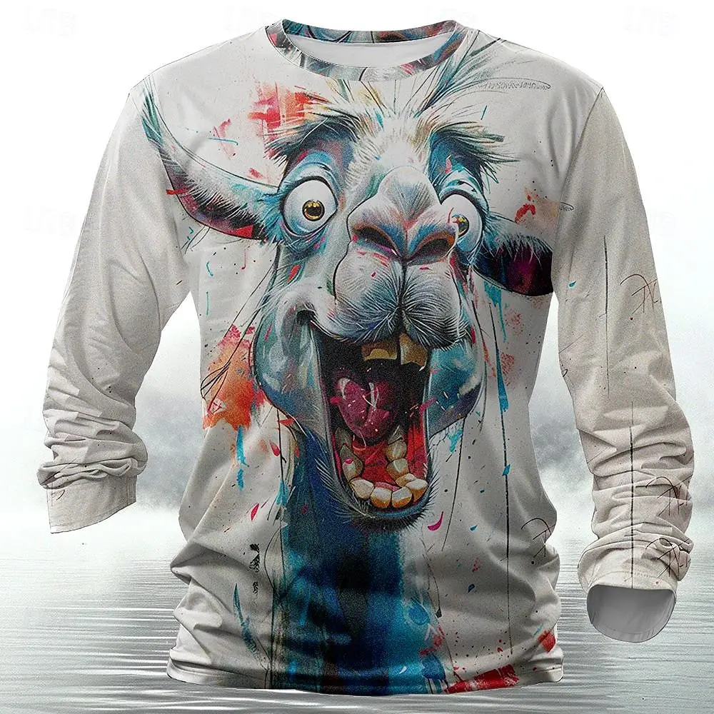 Kaos Pria dengan Motif Hewan 3 - Mens Fashion Clothes ulasan dan harga