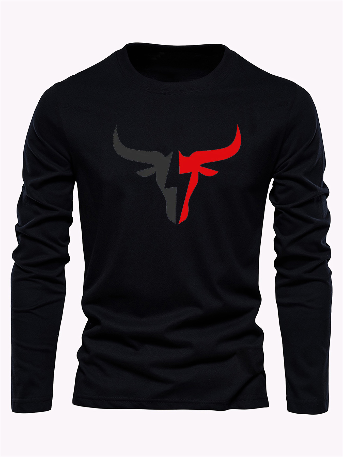 Kaos Lengan Panjang Pria Warna - Mens Fashion Clothes ulasan dan harga