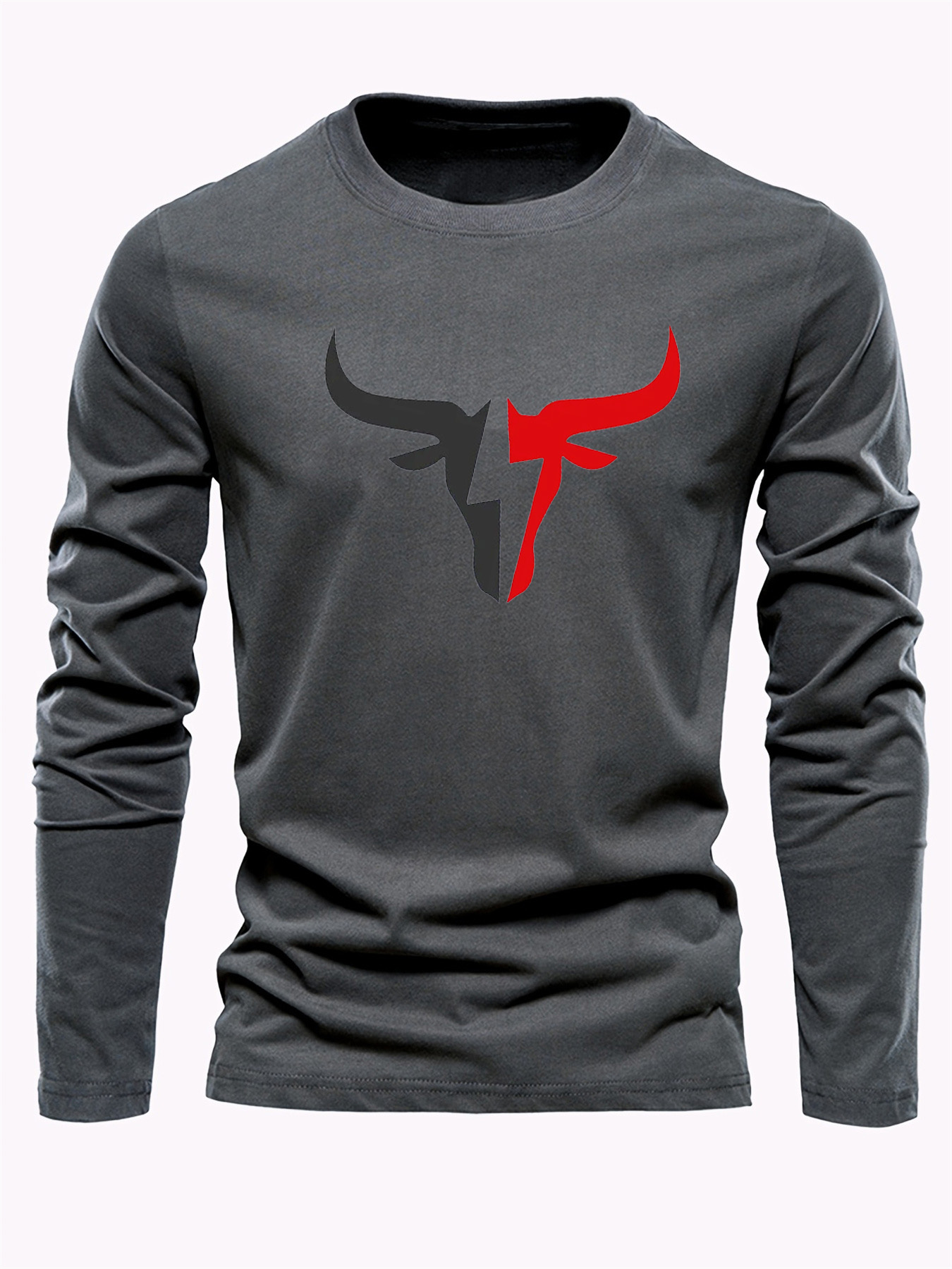 Kaos Lengan Panjang Pria Warna - Mens Fashion Clothes ulasan dan harga