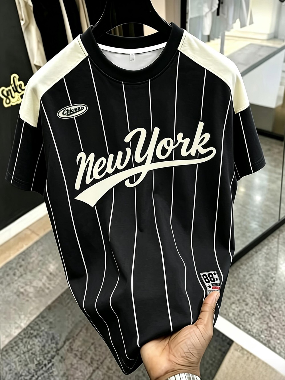 Kaos oblong lengan pendek deng - Men'S Fashion New York ulasan dan harga