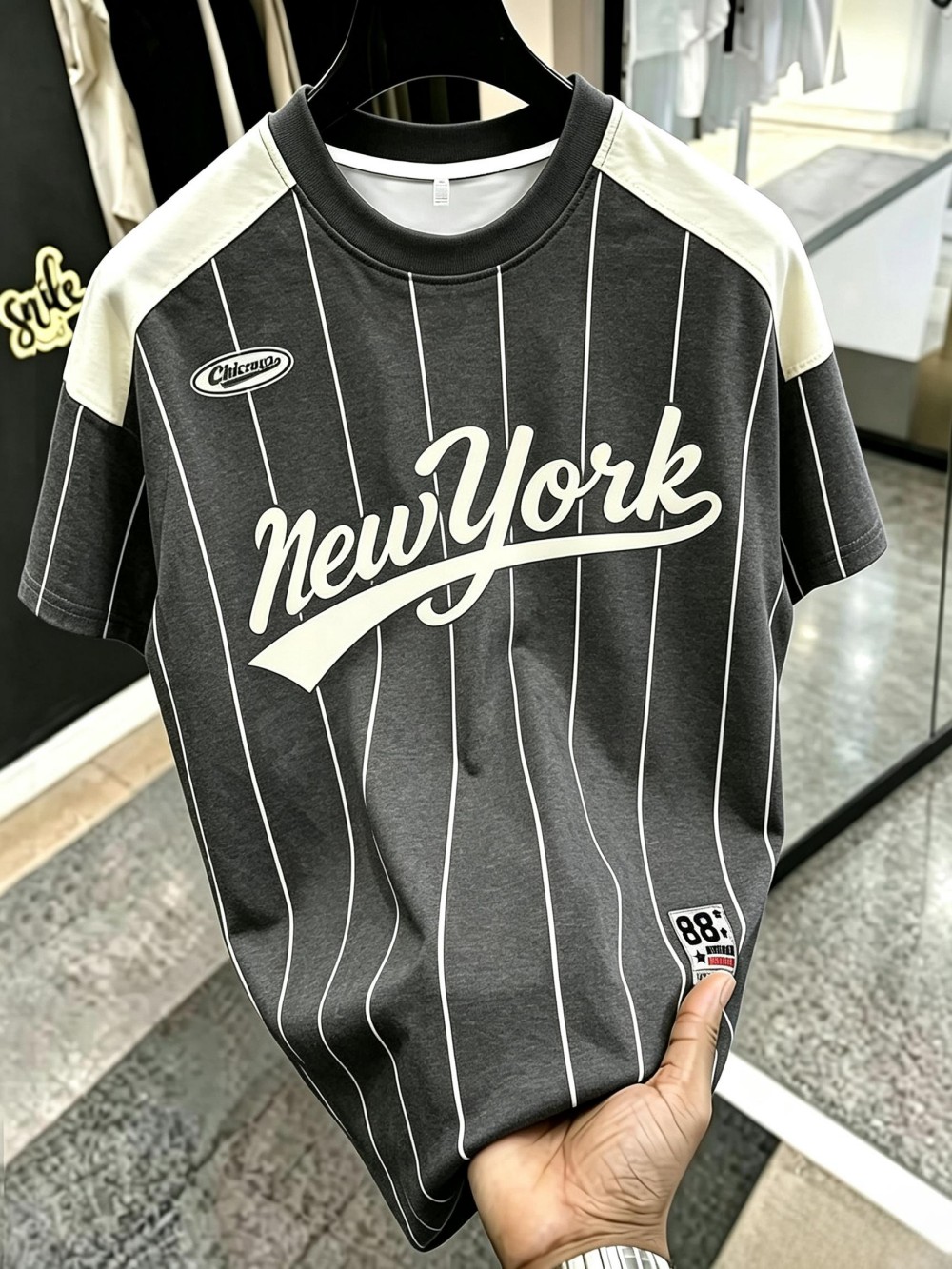 Kaos oblong lengan pendek deng - Men'S Fashion New York ulasan dan harga