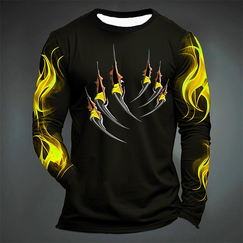 Kaos Oblong Pria Motif Harimau - Mens Fashion Clothes ulasan dan harga