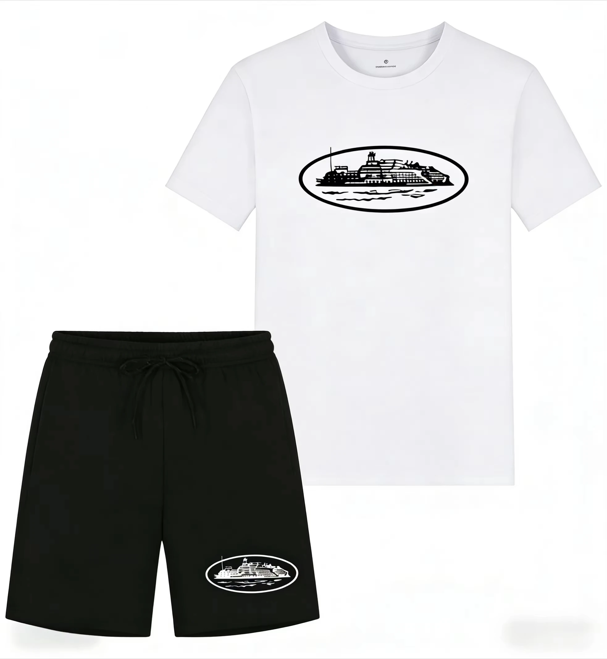 Kaos dan Celana Pendek Motif P - Men'S Fashion Videos ulasan dan harga