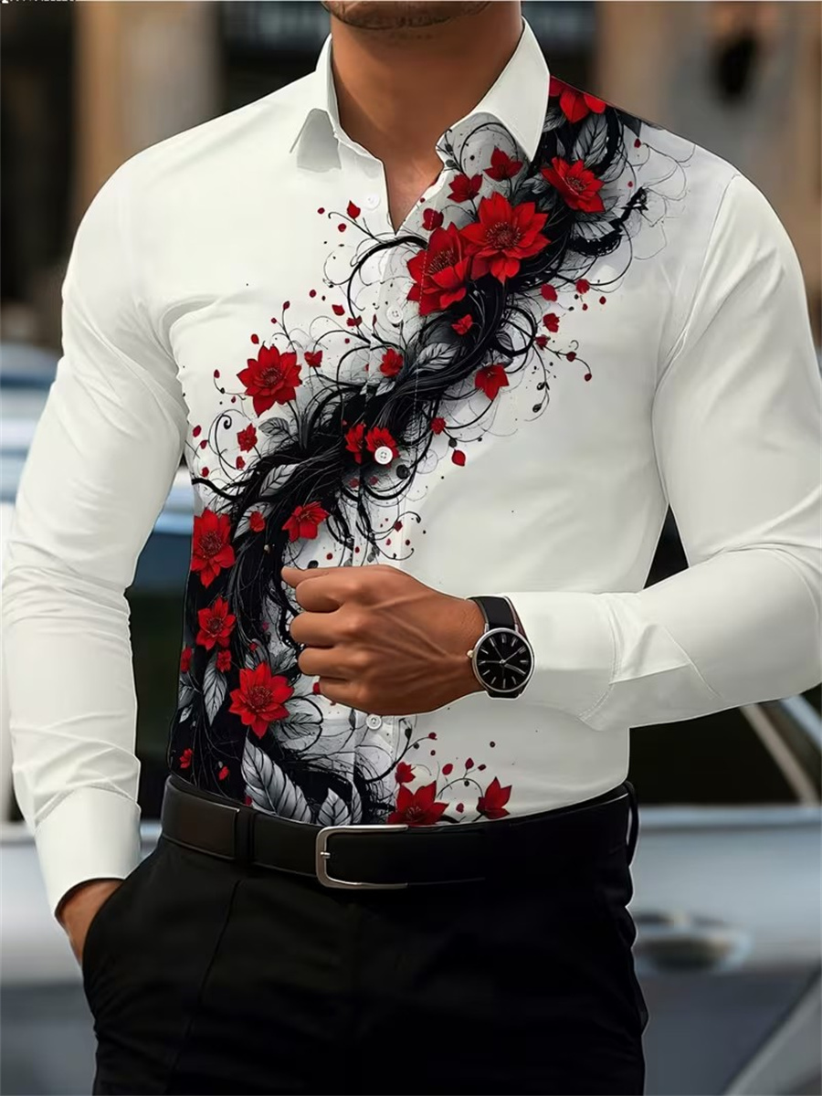 Kemeja Pria Lengan Panjang Mot - Mens Fashion Clothes ulasan dan harga