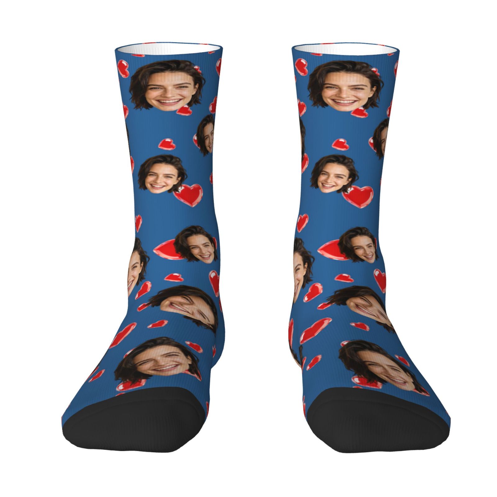 Kaos Kaki Foto Wajah Kustom De - Socks Ankle Men ulasan dan harga