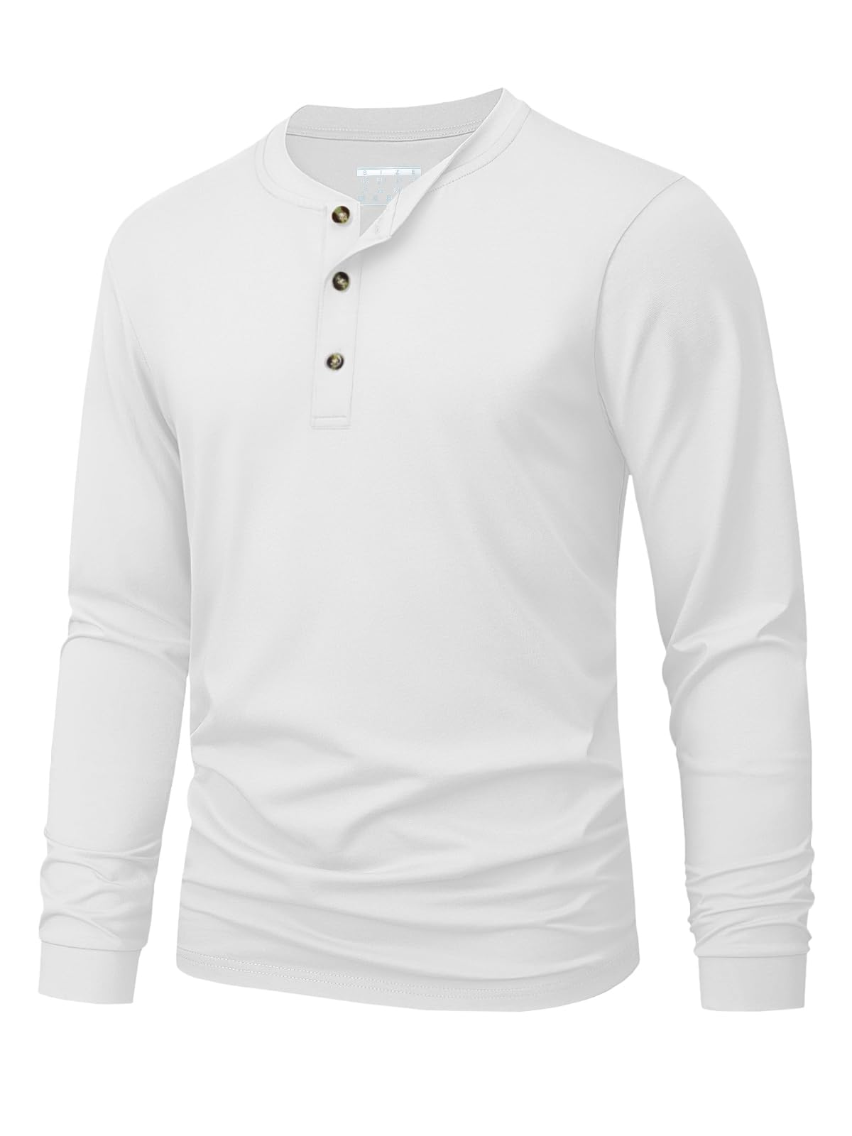 Kaos Henley Pria Polos Warna S - Mens Fashion Clothes ulasan dan harga