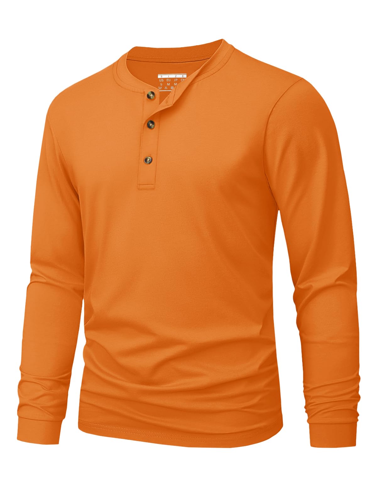 Kaos Henley Pria Polos Warna S - Mens Fashion Clothes ulasan dan harga