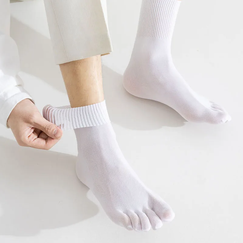 4 Pasang Kaus Kaki Lima Jari T - Socks Ankle Men ulasan dan harga
