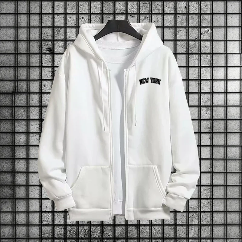 Setelan Olahraga Pria Berkuali - Mens Fashion Zip Up Hoodies ulasan dan harga